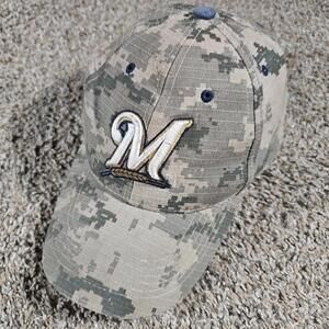 Melonwear Camo Milwaukee Brewers Miller High Life Hat